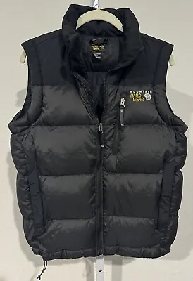 Mountain Hardwear Sub Zero Down Full Zip Puffer Vest Black Mens Sz S 85% Down • $125