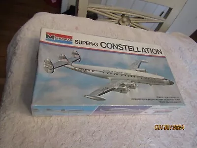 Vintage Monogram Model Kit 7591 Lockheed Super-G Constellation 1775 NOS Sealed • $12.99