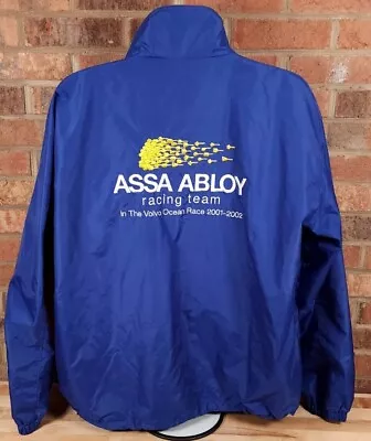 Assa Abloy Racing Team Volvo Ocean Race 2001 - 2002 Mens Size Large Blue Jacket • $93.10