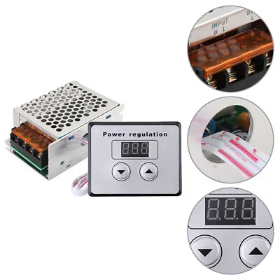 4000W AC SCR Electric Voltage Regulator Dimmer Motor Speed Controller Power 220V • £8.34