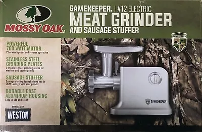 Mossy Oak GameKeeper #12 Electric Meat Grinder And Sausage Stuffer • $115