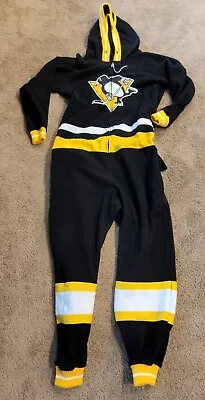 Official Pittsburgh Penguins Adult Large L Hockey Sockey Mens Onsie Stitched • $51