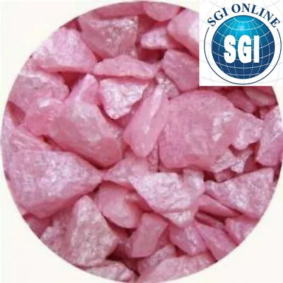 Decorative Pink Silk Chippings - Stones - Garden Decoration - Memorial STONED®  • £1.50