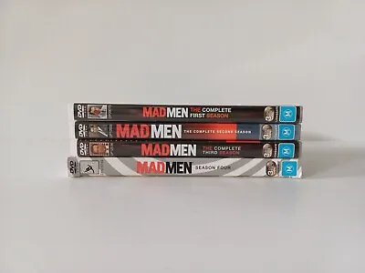 Mad Men : Complete Seasons 1 - 4 - DVD Region 4 • $12.92