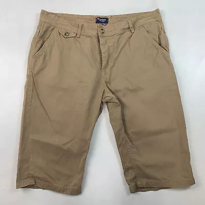 Kangol Knee Length Chino Shorts Khaki 2XL • £9.95