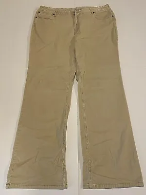 J. Jill Corduroy Pants Womens Size 16W Cream Stretch • $18