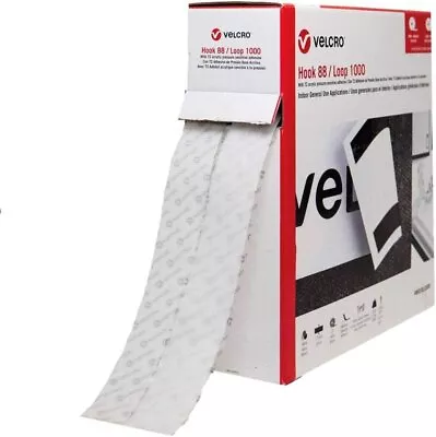 Velcro (2 Piece) Heavy Duty 1.5 Inch Wide Velcro Tape Rolls 25 Yards Hook... • $32.99