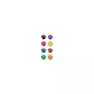 Teacher Created Resources Mini Stickers Colorful Paw Prints 528/Pack (TCR4819) • $37.74