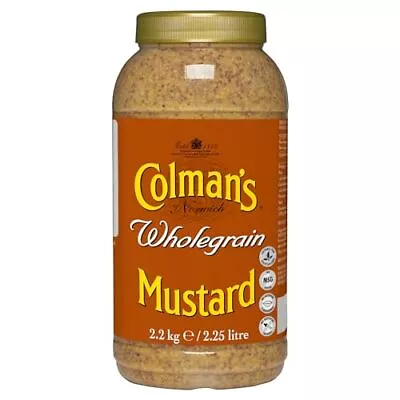 Colman's Wholegrain Mustard 2.25 Litre • £19.82