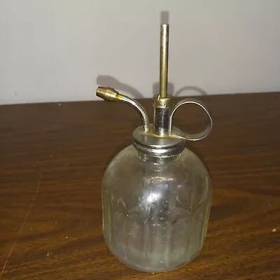 Glass Plant Mister Spray Bottle 6.5  Vintage Watering Can • $16.99