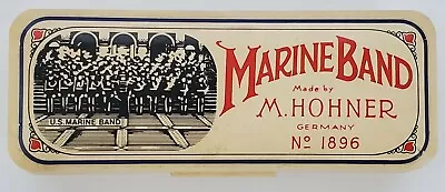 Hohner Marine Band Harmonica C Major Made In Germany No. 1896 • $14.96