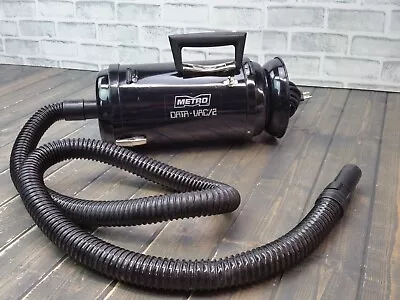 Metro Data-Vac/2 MDV-2 Portable Micro BLACK Cleaning Bag Vacuum With HOSE • $79.99