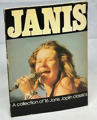 JANIS A COLLECTION OF 16 JANIS JOPLIN CLASSICS SONGBOOK HAL LEONARD Used • $19.95