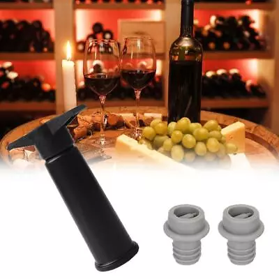 4PC Vacuum Pump Vacu Vin Wine Bottle Saver Seals Plugs Extra Stoppers Z8D4 • £5.16