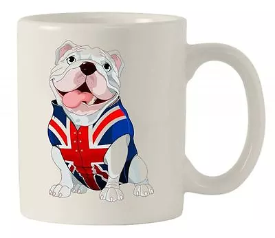 BRITISH BULLDOG WAISTCOAT Mug - Great Britain Union Jack UNION Flag Uk Mug • $25.49