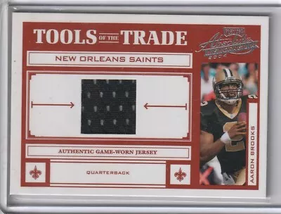 Aaron Brooks 2004 Playoff Absolute Memorabilia Tools Of The Trade 077/100 Saints • $2.99