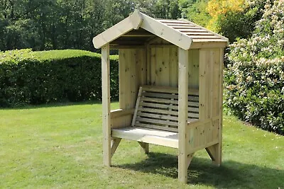 Wooden Garden Arbour Sits 2 Garden Arbour  Very Heavy Duty. • £409