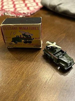 Line Mar Toys Elegant Miniatures #24 Truck W/ Jet Projector With Box (Rare) • $99.99