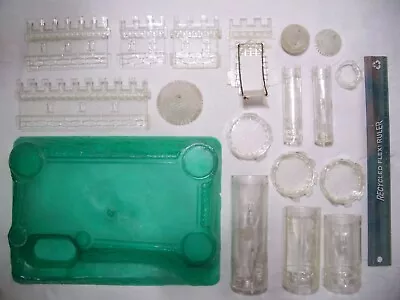 Rare Marx Clear Knights Castle Towers Tops Ho 1/72 25mm 28mm Plastic Playset • $59.99
