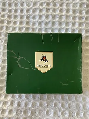 Visconti Original Leather Green EMPTY BOX ONLY 5. 1/4” X 4. 1/4” • $4