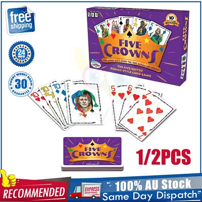 $17.99 • Buy AU Five Crowns Card Game 5 Suites Classic Original Family Party Rummy Style Play