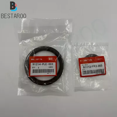 2X Front & Rear Main Crankshaft Seal For Honda Acura 91212-PR3-003/91214-PLE-003 • $19.50