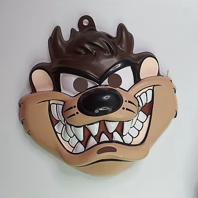 Vintage 1990s Looney Tunes Taz Face Mask Plastic 1998 Tasmanian Devil • $23.50