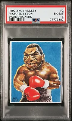 1992 MIKE TYSON PSA 6 By J.M. BRINDLEY • $99