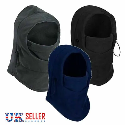 £4.59 • Buy Winter Thermal Fleece Balaclava Scarf Ski Face Mask Neck Snood Hood Hat Warmer