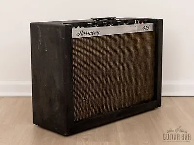 1966 Harmony H415 Valco-Made Vintage 2x12 Tube Amp W/ Tremolo & Jensen... • $1349.99