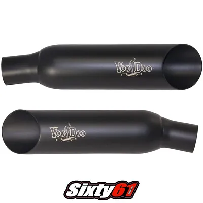 Voodoo Hayabusa Exhaust 2008-2016 2017 2018 2019 2020 Suzuki Slip On Dual Black • $485.99