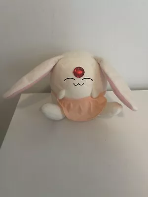 2006 SEGA Tsubasa Mokona 5  Pull String Vibrating White Bunny Plush Apron Clamp • $20