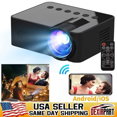 Mini Projector LED HD 1080P Home Cinema Set Portable Home Theater LCD Projector • $31.75