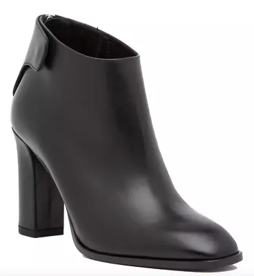 Via Spiga Women's Black Aston Leather Ankle Boots N5058 Size 5.5 M • $219.45