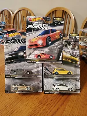 Hot Wheels Premium Car Culture Fast & Furious Fast Tuners Complete Set Of 1 - 5 • $114.99