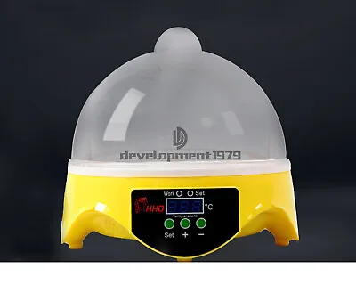 1pcs 7 Egg Mini Automatic Digital  Micro Incubator Home Chicken Duck Bird Hatch • $78.46