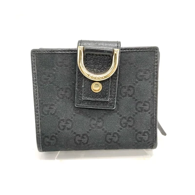 $1.65 • Buy Gucci Wallet  Black Canvas 2710767