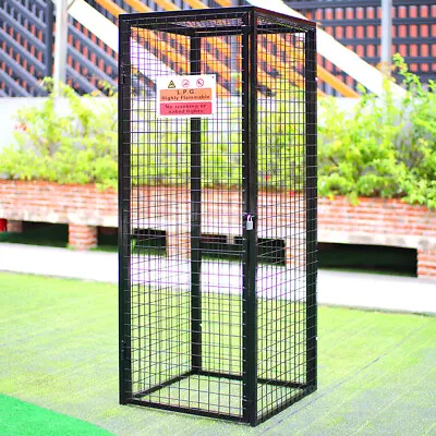 £225.95 • Buy UK Standard Collapsible Gas Cylinder Bottle Storage Cage Welding Steel 70x70x180