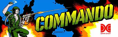 Commando Arcade Marquee For Reproduction Backlit Sign • $15.75