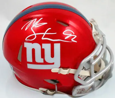 Michael Strahan Autographed New York Giants Flash Speed Mini Helmet-BeckettWHolo • $169