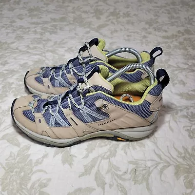 Merrell Siren Sport Women’s Gray/Periwinkle Hiking Shoes J13842 Size 6.5 • $14.39