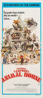 1978 ANIMAL HOUSE VINTAGE COMEDY MOVIE POSTER PRINT STYLE C 36x16 9MIL PAPER • $34.95