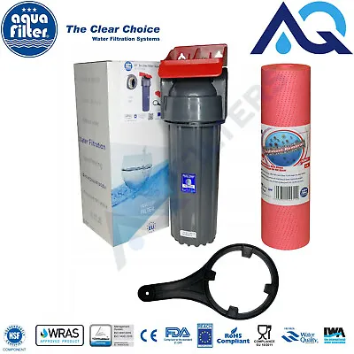 Aquafilter HOT Water Filter Housing 10” 1/2   Max. 93°C Free Sediment 5 Micron • £999