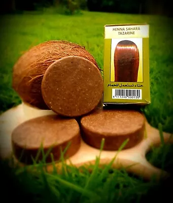 All Natural Burgundy HENNA Coconut Red/Auburn Hair Strength Shampoo Bar-70g • £4.49