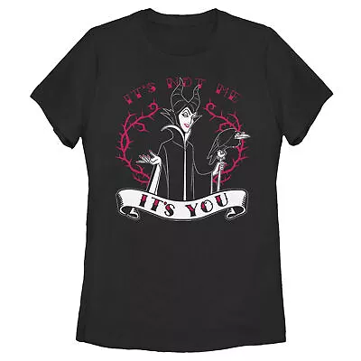 Women's Sleeping Beauty Maleficent Valentine's Day It's Not Me It's You T-Shirt • $13.99