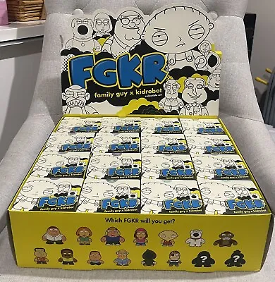 2011 Family Guy X Kidrobot Collectible Art Blind Box Full Case 16x Mini Figure • $499.95
