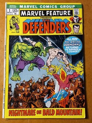 Marvel Feature #2 (1972) 2ND Appearance Of THE DEFENDERS Bronze Age Beauty! • $61.91