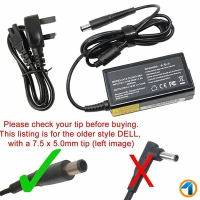 Laptop AC Adapter Charger For DELL LA65NS2-00 NX061 PA-1650-02DW PA21 PA-21 PSU • £11.95