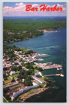 Bar Harbor Maine Mount Desert Island Bluenose Ferry Frenchman Bay ME Postcard B4 • $4.99