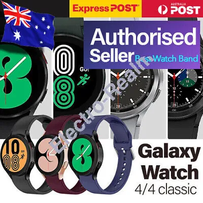For Samsung Galaxy Watch 6 5 4 Classic 42mm 44mm 40mm Silicone Strap Wrist Band • $8.95